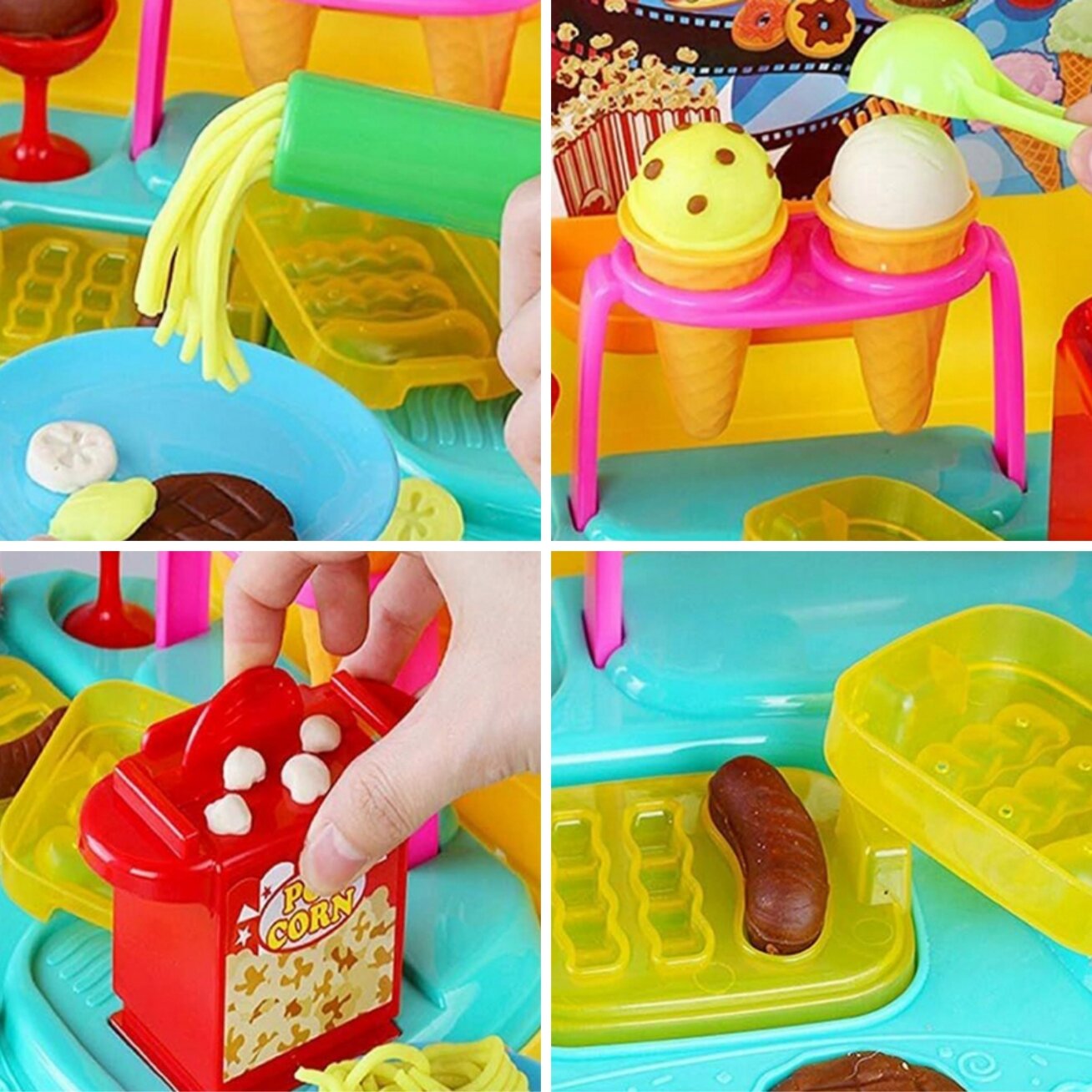 WOOPIE Plastilino užkandžių gaminimo rinkinys 5 WOOPIE Plastilino užkandžių gaminimo rinkinys 5