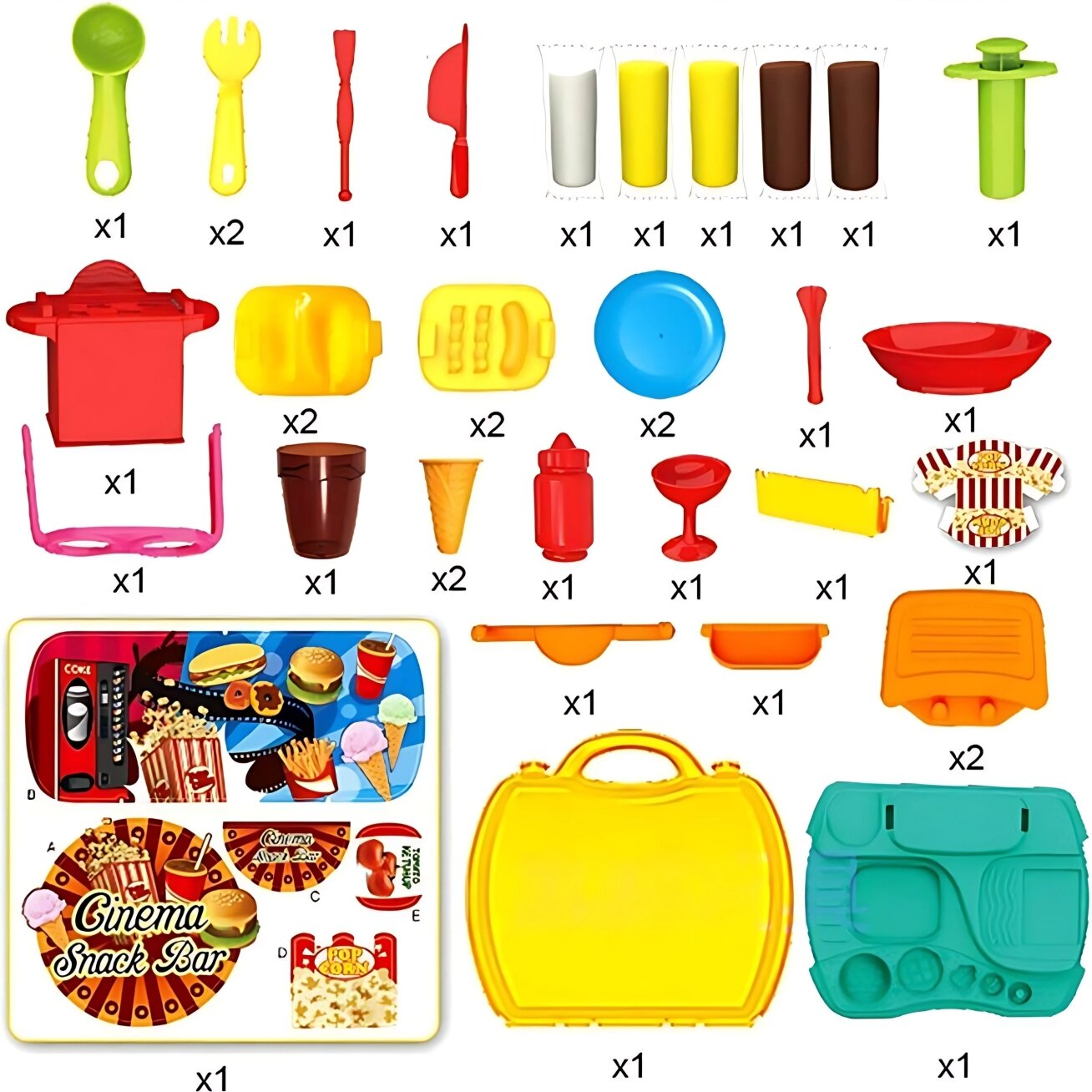 WOOPIE Plastilino užkandžių gaminimo rinkinys 8