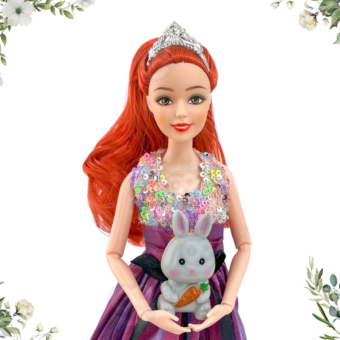 WOOPIE ROYAL lėlė Emi Style Fashion 32 cm – stilinga princesė rožinėje suknelėje + priedai 5