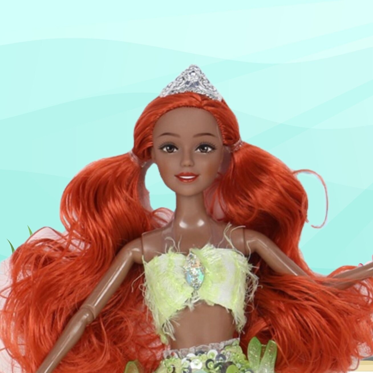 WOOPIE ROYAL lėlė undinėlė Emi Mermaid su foka 5