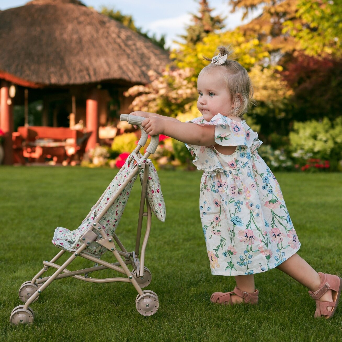 WOOPIE ROYAL lėlių vežimėlis–sportinis Vintage Rose 2