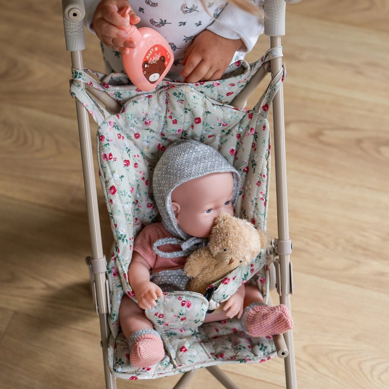 WOOPIE ROYAL lėlių vežimėlis–sportinis Vintage Rose 6 WOOPIE ROYAL lėlių vežimėlis–sportinis Vintage Rose 6