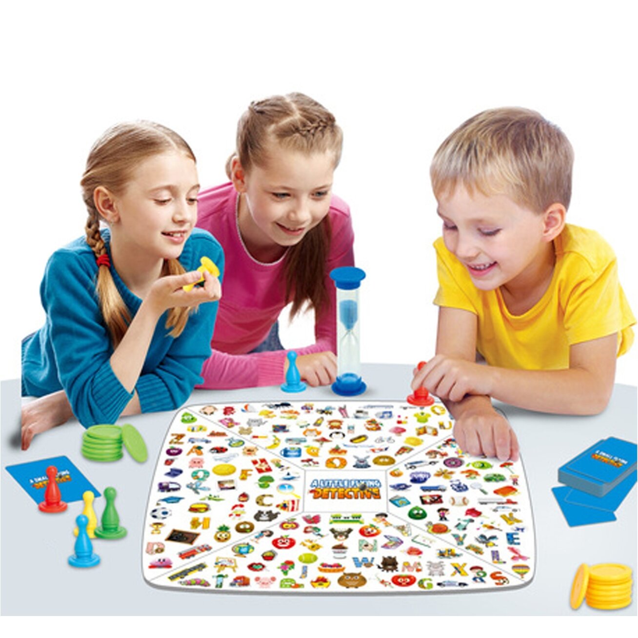 WOOPIE stalo žaidimas 2in1 Mažasis detektyvas + Ludo 10 WOOPIE stalo žaidimas 2in1 Mažasis detektyvas + Ludo 10