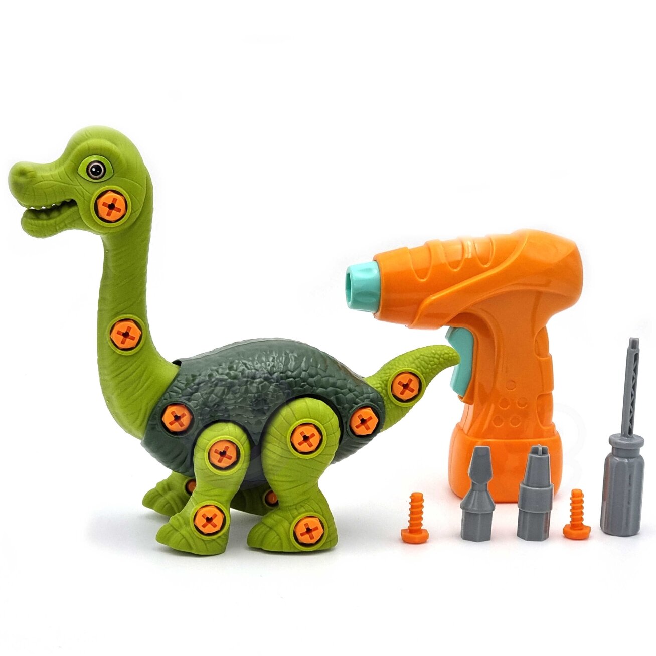 WOOPIE surenkamas dinozauras konstruktorius + gręžtuvas 31 el. 1