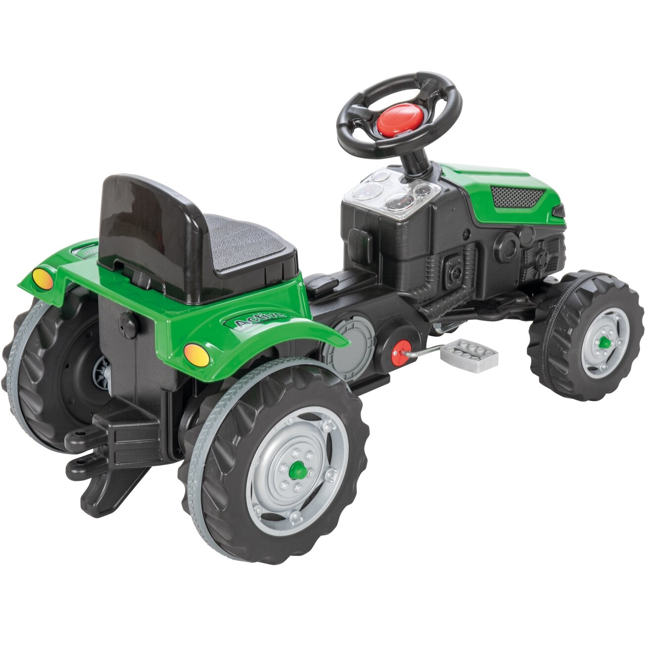 WOOPIE pedalinis traktorius Farmer GoTrac su tyliais ratais 3