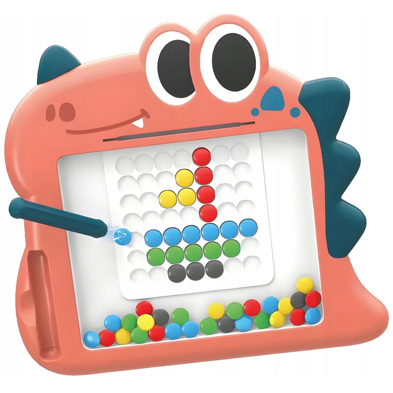 WOOPIE Magnetinė lenta vaikams Montessori MagPad dinozauras