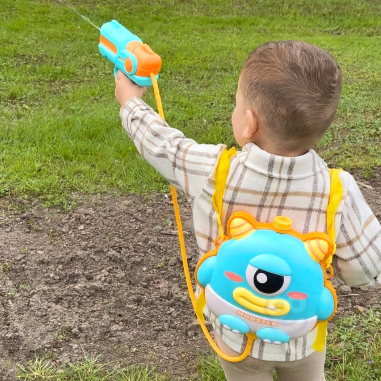 WOOPIE vandens pistoletas su kuprine UFO MONSTER – talpa 2,1 l 4