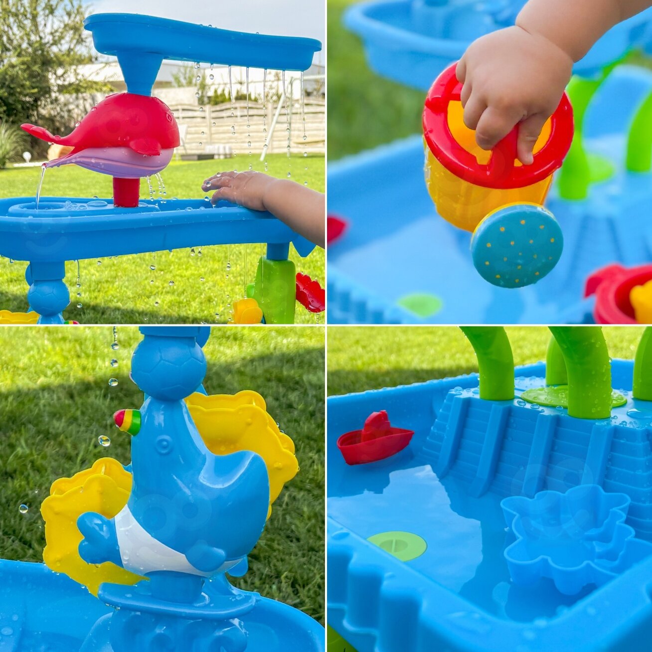 WOOPIE vandens stalas 4in1 smėlio dėžė krioklys XL 4 lygių delfinas 5 WOOPIE vandens stalas 4in1 smėlio dėžė krioklys XL 4 lygių delfinas 5