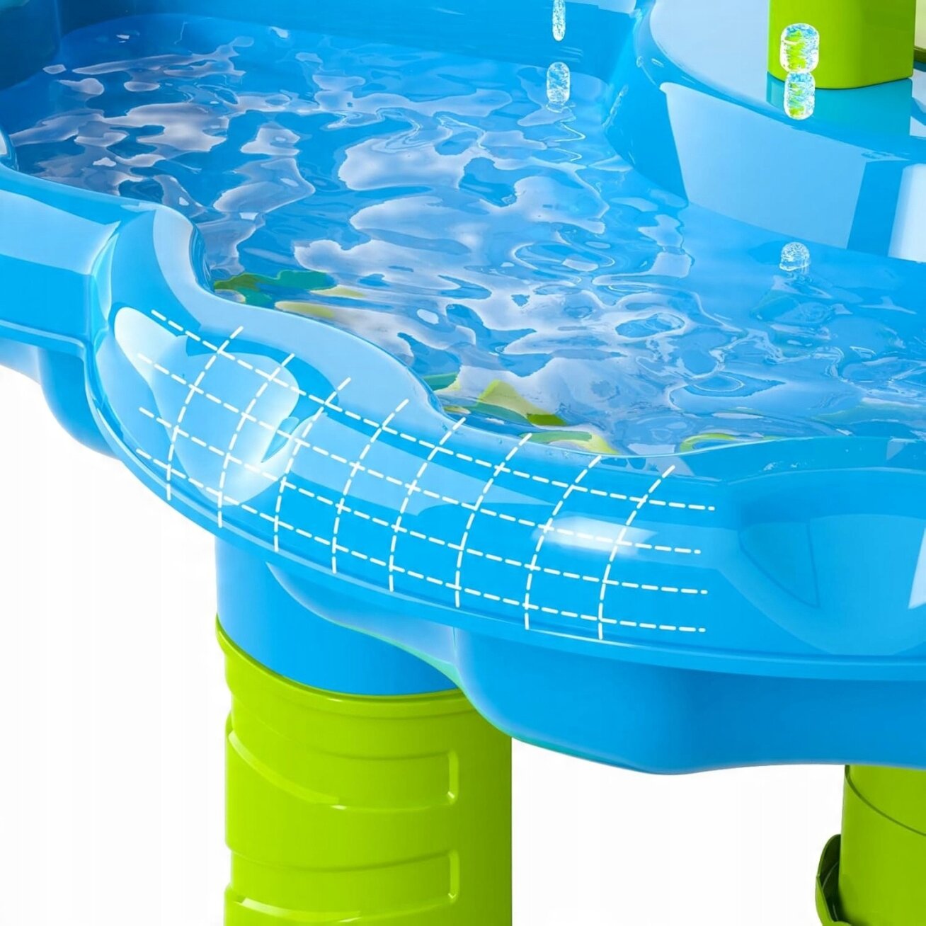WOOPIE Vandens staliukas 2in1 Smėlio dėžė Fontanas XXL Aquapark su delfinu 13 WOOPIE Vandens staliukas 2in1 Smėlio dėžė Fontanas XXL Aquapark su delfinu 13