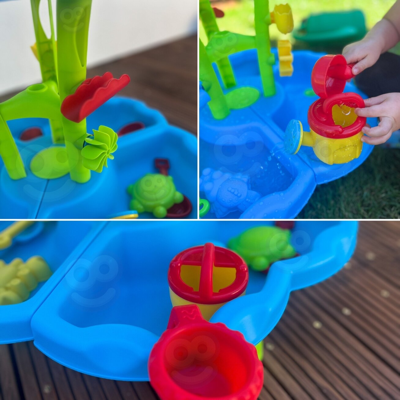 WOOPIE Vandens staliukas 2in1 Smėlio dėžė Fontanas XXL Aquapark su delfinu 2 WOOPIE Vandens staliukas 2in1 Smėlio dėžė Fontanas XXL Aquapark su delfinu 2
