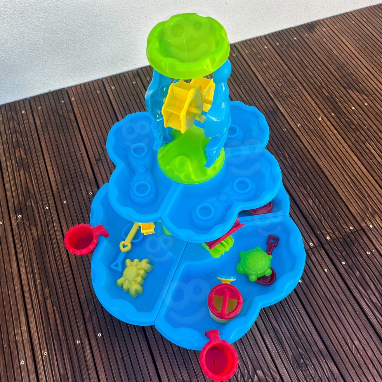 WOOPIE Vandens staliukas 2in1 Smėlio dėžė Fontanas XXL Aquapark su delfinu 3 WOOPIE Vandens staliukas 2in1 Smėlio dėžė Fontanas XXL Aquapark su delfinu 3