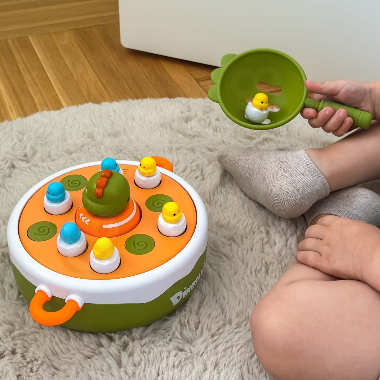 WOOPIE Vikrumo žaidimas Dinozaurų gaudymas 4in1 Katapulta 2