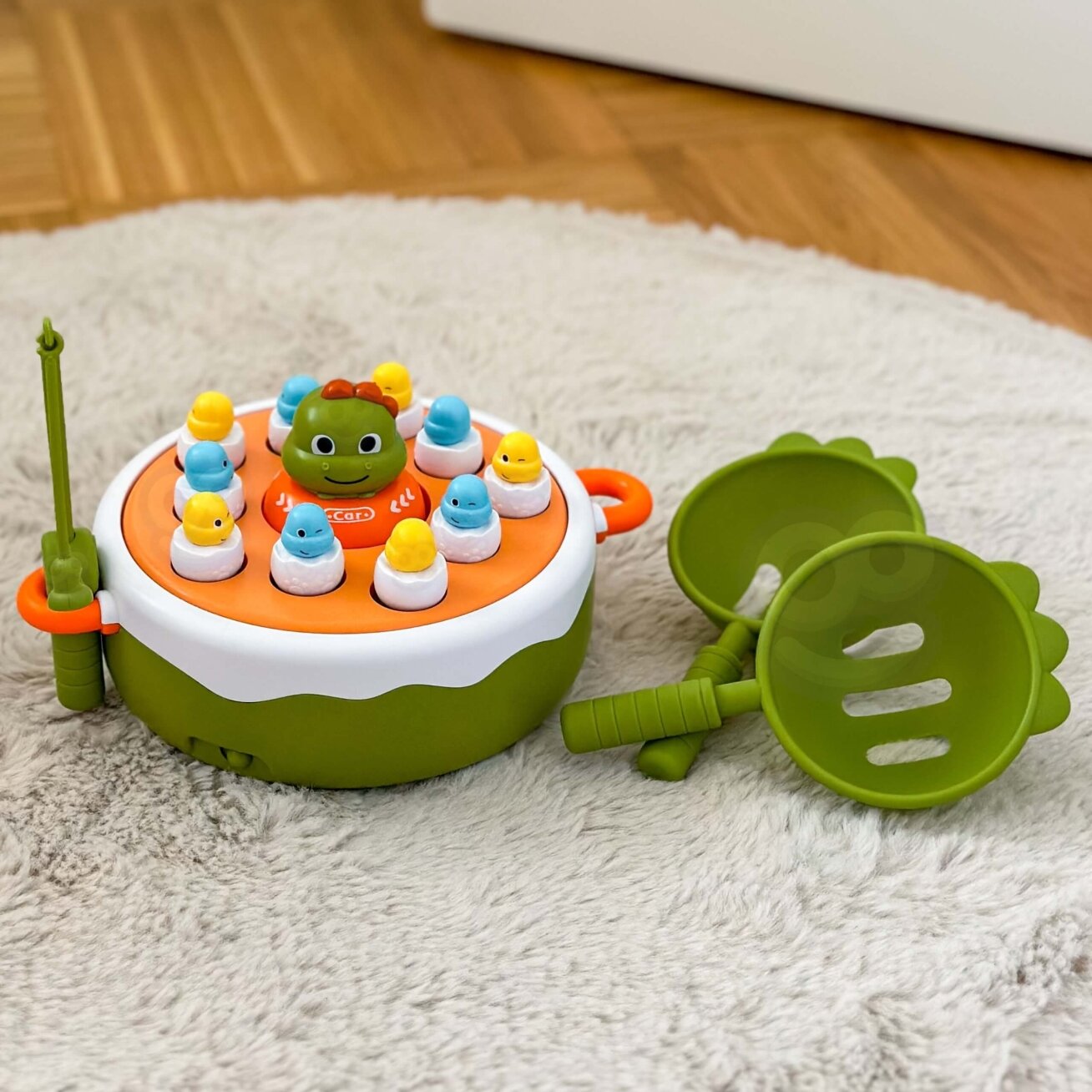 WOOPIE Vikrumo žaidimas Dinozaurų gaudymas 4in1 Katapulta 4