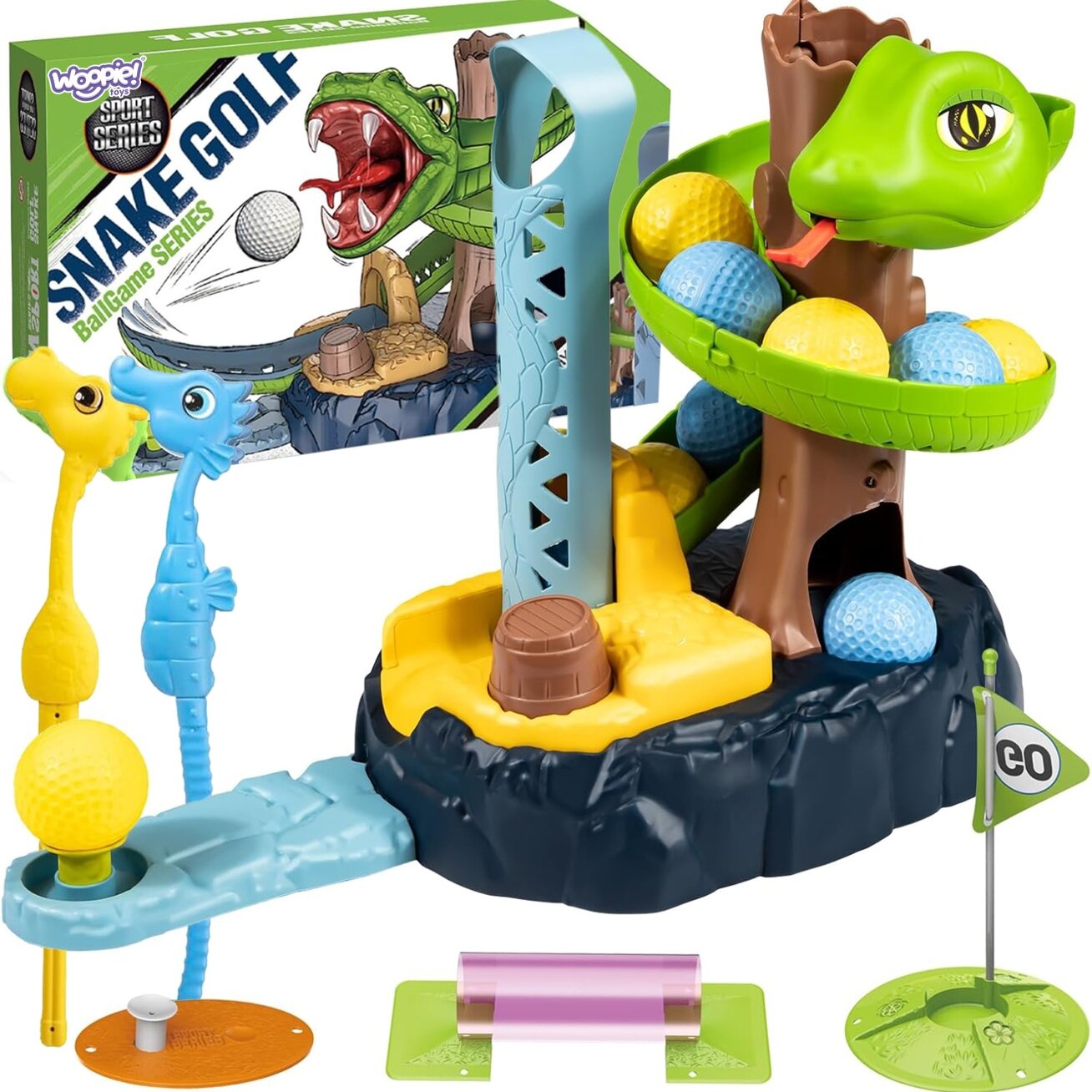 WOOPIE Vikrumo žaidimas Mini Golf SNAKE GOLF