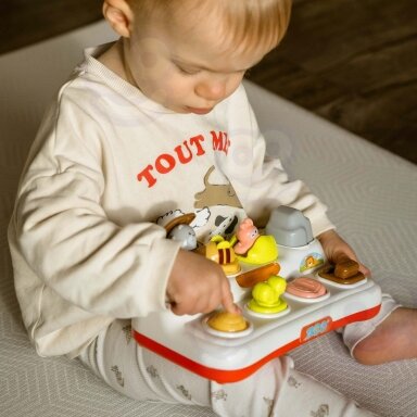 WOOPIE BABY Edukacinis žaislas Iššokantys gyvūnėliai ZOO Pop Up