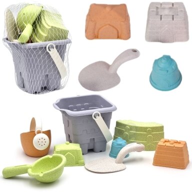 WOOPIE GREEN Smėlio žaidimų rinkinys kibirėlyje Bokštas 8 el. BIODEGRADUOJAMA ORGANINĖ MEDŽIAGA WOOPIE GREEN Smėlio žaidimų rinkinys kibirėlyje Bokštas 8 el. BIODEGRADUOJAMA ORGANINĖ MEDŽIAGA
