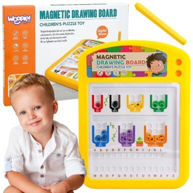 WOOPIE Montessori magnetinė lentelė piešimui