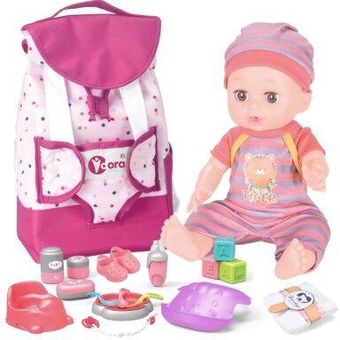 WOOPIE ROYAL Rinkinys Auklė Dollė Kūdikis su priedais 19 vnt.