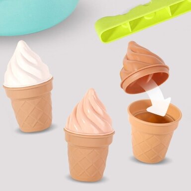 WOOPIE Smėlio žaidimų rinkinys FUN ICE CREAM Ledai 2in1 Sniego gniūžčių gamykla 15 el. WOOPIE Smėlio žaidimų rinkinys FUN ICE CREAM Ledai 2in1 Sniego gniūžčių gamykla 15 el.