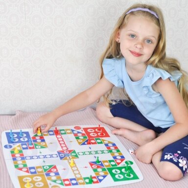 WOOPIE stalo žaidimas 2in1 Mažasis detektyvas + Ludo