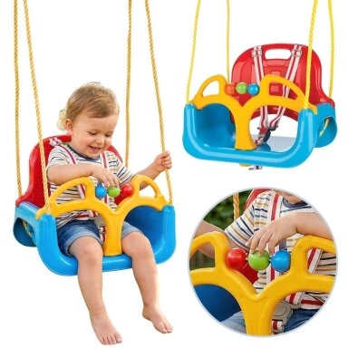 WOOPIE sūpynės Swing 3in1 mėlynos