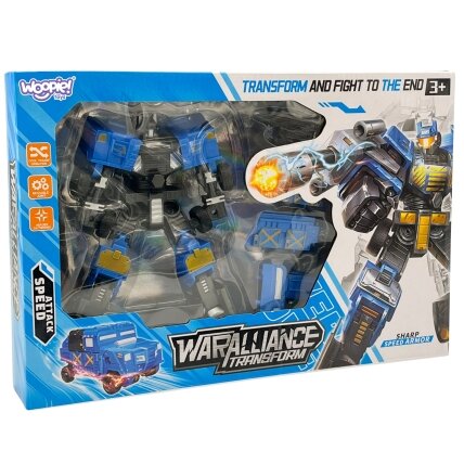 WOOPIE 2in1 transformuojamas robotas – kovinė transporto priemonė 4 WOOPIE 2in1 transformuojamas robotas – kovinė transporto priemonė 4