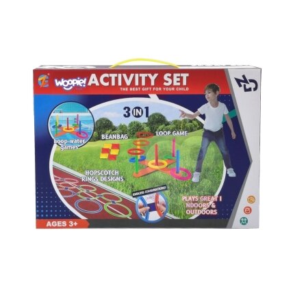 WOOPIE 3-in-1 rinkinys: Serso, klasės žaidimas, Cornhole taikinio mėtymas maišeliais 10 WOOPIE 3-in-1 rinkinys: Serso, klasės žaidimas, Cornhole taikinio mėtymas maišeliais 10