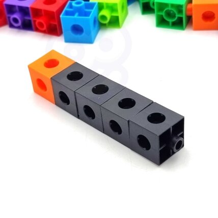WOOPIE 3D konstrukcinės kaladėlės Šešiakampiai 150 vnt. 2