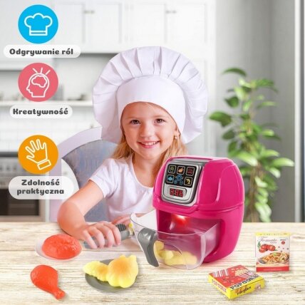 WOOPIE Air Fryer Interaktyvi gruzdintuvė mažiesiems virėjams 3