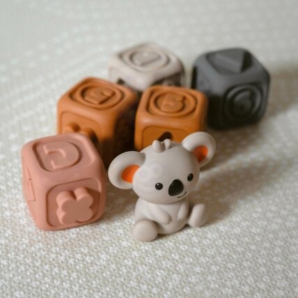 WOOPIE BABY Edukacinis rinkinys Piramidė Sensorinės kaladėlės 2in1 Kramtukas Skaičiai 2 WOOPIE BABY Edukacinis rinkinys Piramidė Sensorinės kaladėlės 2in1 Kramtukas Skaičiai 2