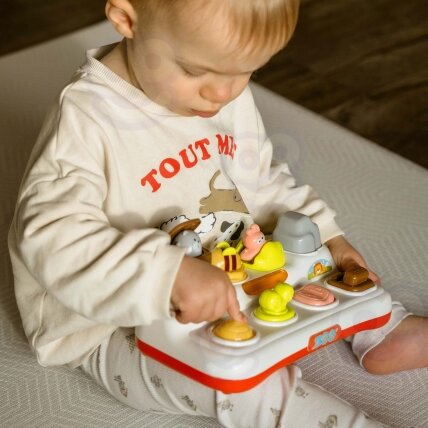 WOOPIE BABY Edukacinis žaislas Iššokantys gyvūnėliai ZOO Pop Up 1