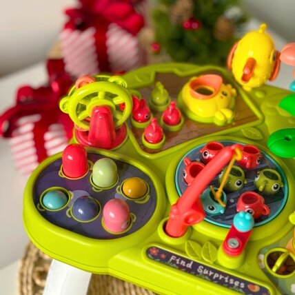 WOOPIE BABY Interaktyvus edukacinis daugiafunkcis staliukas 8in1 Montessori 2