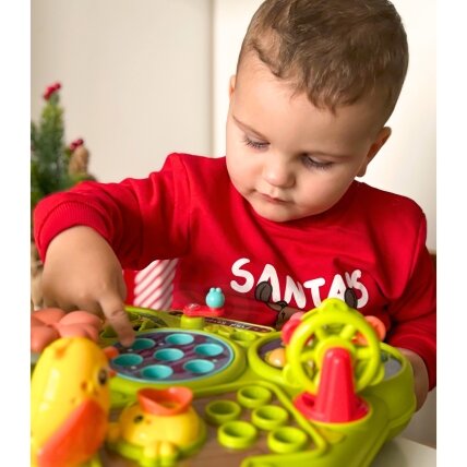 WOOPIE BABY Interaktyvus edukacinis daugiafunkcis staliukas 8in1 Montessori 3
