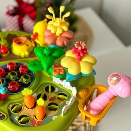 WOOPIE BABY Interaktyvus edukacinis daugiafunkcis staliukas 8in1 Montessori 7