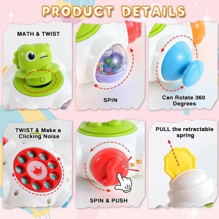 WOOPIE BABY Kosminė veiklų raketa – edukacinis sensorinis veiklų kubas 18m+ 5 WOOPIE BABY Kosminė veiklų raketa – edukacinis sensorinis veiklų kubas 18m+ 5