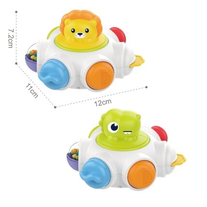 WOOPIE BABY Kosminė veiklų raketa – edukacinis sensorinis veiklų kubas 18m+ 6