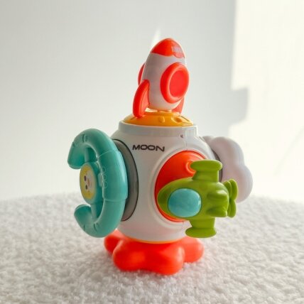 WOOPIE BABY Kosminis raketos kamuolys 6in1 Montessori 18m+ 2