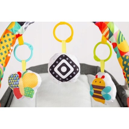 WOOPIE BABY Lankas laikiklis su pakabukais lovytei, vežimėliui, automobilinei kėdutei 3