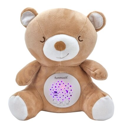 WOOPIE BABY Minkštas migdytojas-projektorius 2in1 Meškiukas – 10 lopšinių 6