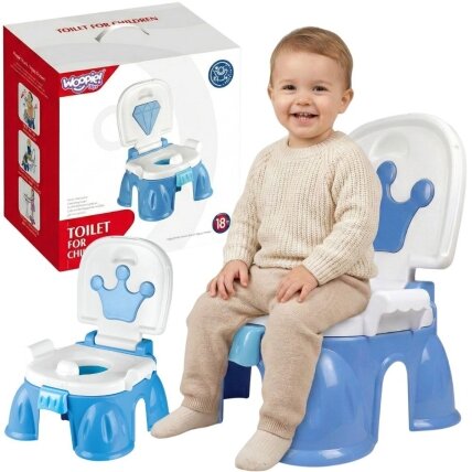 WOOPIE BABY Pirmasis vaikiškas naktipuodis su muzika 3in1 kėdutė laiptelis