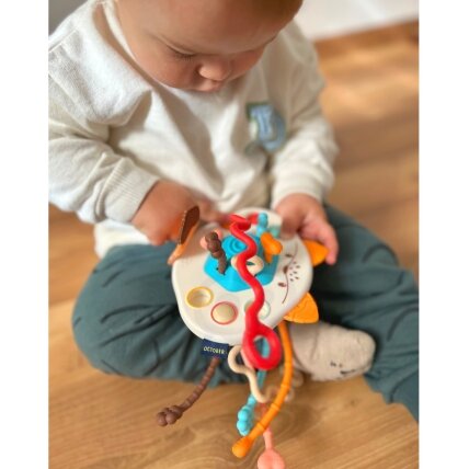 WOOPIE BABY Montessori sensorinis žaislas – kramtukas, barškutis, daugiafunkcis lapinas 6 WOOPIE BABY Montessori sensorinis žaislas – kramtukas, barškutis, daugiafunkcis lapinas 6