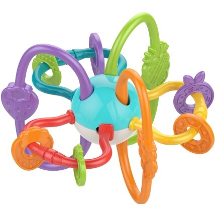 WOOPIE BABY sensorinis žaislas barškutis kramtukas 2in1 4 WOOPIE BABY sensorinis žaislas barškutis kramtukas 2in1 4