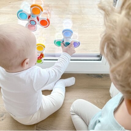 WOOPIE BABY Spinner sensorinis žaislas Raketa Ateivis UFO 3 vnt. 2 WOOPIE BABY Spinner sensorinis žaislas Raketa Ateivis UFO 3 vnt. 2