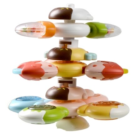 WOOPIE BABY Spinner sensorinis žaislas Bitė Viščiukas Triušis Keičiami 3 vnt. 7 WOOPIE BABY Spinner sensorinis žaislas Bitė Viščiukas Triušis Keičiami 3 vnt. 7