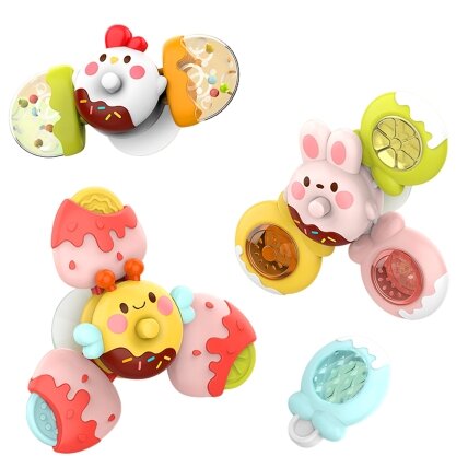 WOOPIE BABY Spinner sensorinis žaislas Bitė Viščiukas Triušis Keičiami 3 vnt. 8 WOOPIE BABY Spinner sensorinis žaislas Bitė Viščiukas Triušis Keičiami 3 vnt. 8