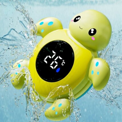 WOOPIE BABY 2in1 maudynių termometras vandens ir patalpos temperatūrai matuoti Vėžliukas 4