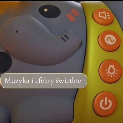 WOOPIE BABY Žvaigždžių projektorius Naktinė lemputė-projektorius vaikams Drambliukas 3