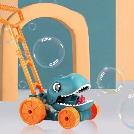 WOOPIE Sodo žoliapjovė Dino muilo burbulams dinozauras + skystis 7