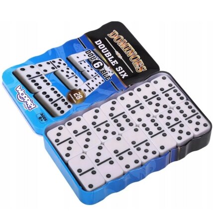 WOOPIE Domino klasikinis loginis žaidimas 28 kaladėlės 3 WOOPIE Domino klasikinis loginis žaidimas 28 kaladėlės 3