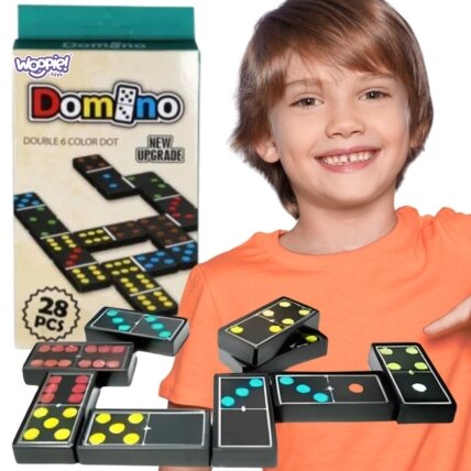 WOOPIE Domino loginis šeimos žaidimas 28 kaladėlės